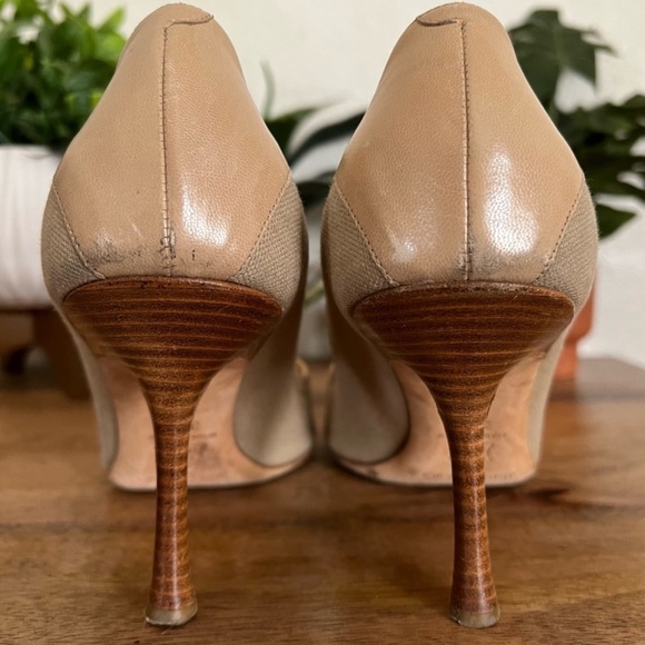 Jimmy Choo flax colored pumps - Picture 5 of 10